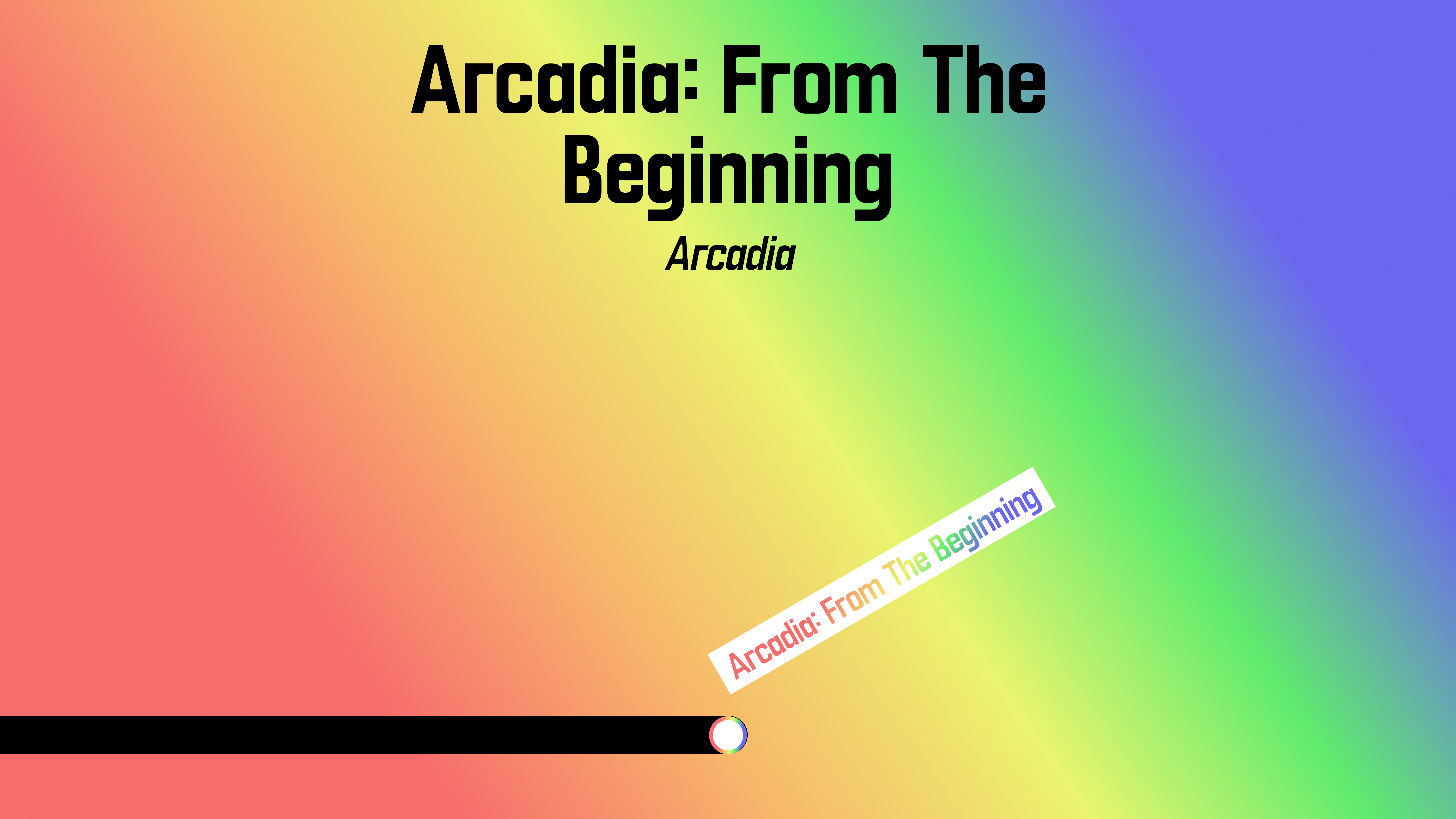 arcadia: from the beginning cover